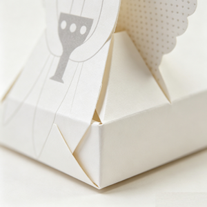 Cajas de Cartón Plegables y Reciclables con Temática de Bautizo para Dulces, Recuerdos de Bautizo, Primera Comunión y Fiestas - Product Image 3