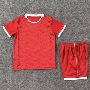 طقم كرة قدم للأطفال التونسيين 2025-2026 جديد ورائج، مريح وقابل للتنفس، مثالي للمباريات والتدريب، قابل للتخصيص - Product Image 1