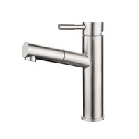 En Nickel brossé Robinets Mitigeur Lavabo Cascade Robinet