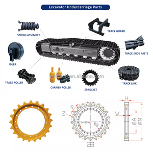 Roda sproket rantai e320 untuk penggali hyundai r55 komatsu berco, harga rendah - Product Image 5