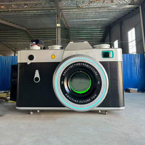 Quiosco de Celebridades de Internet, Carrito de Comida Móvil, Carrito de Comida Multifuncional Comercial, Contenedor de Cámara Retro - Product Image 5