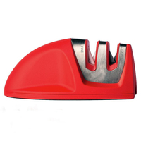 Mini Affûteur de Couteaux Manuel Portable à 2 Étapes avec Lames en Carbure de Tungstène et Céramique