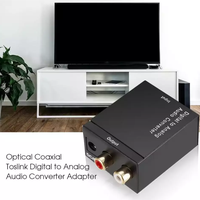 Convertisseur audio numérique-analogique coaxial optique DAC en gros Toslink vers RCA pour PS5 TV Home Cinéma