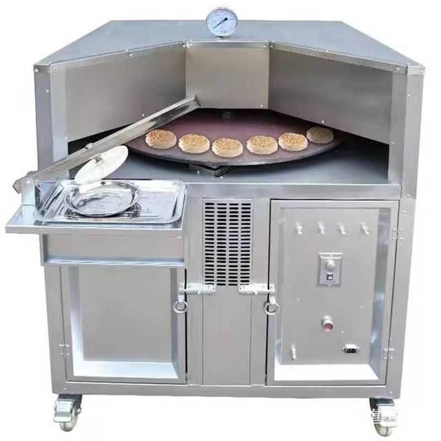Manual Electric Saj Flat Arabic Pita Bread Production Making Machine Line