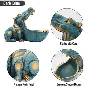 Bán buôn tùy chỉnh Mini thu nhỏ Nhựa Cổ động vật 3D bức tượng nhỏ các nhà sản xuất cho văn phòng bàn chìa khóa bát lưu trữ container - Product Image 3