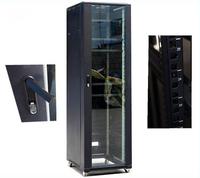Armoire réseau 19 pouces pour centre de données avec porte en maille, rack de serveur 42U, protection IP20, acier SPCC, certifié CE