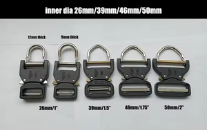 38mm metal táctico cobra estilo hebilla cinturón hebilla de liberación rápida conjunto 50mm Scuba molle cobra estilo hebilla 4,5 - Product Image 3