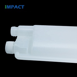 측정용 트윈 넥 병 500ml 플라스틱 HDPE 화이트 듀얼 챔버 병 - Product Image 5