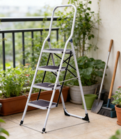 Jinmao LFD105TA Robuster, leichter, rutschfester, rostbeständiger Arbeits-Tritthocker mit breitem Laufflächenprofil – EN14183:2003 zertifiziert, 150 kg Tragkraft