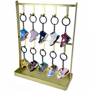Promotion Rubber Keychain Shoes Key Ring Creative Gifts