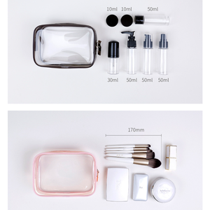 Factory Design Fashion Woman Travel Portable Waterproof Transparent PVC <b>Storage</b> Makeup Bag <b>Toiletry</b> Cosmetic Bag with Zipper - Product Image 4