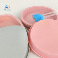 Moule à pâtisserie personnalisé, moules en silicone pour la cuisson, moules en silicone 3D, moules en silicone en forme de cœur/rond, moules en silicone personnalisés