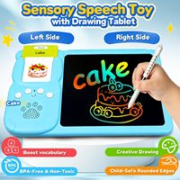 Cartes flash parlantes en plastique pour les tout-petits de 3 ans, apprentissage du langage, jouets éducatifs sensoriels, enfants d'âge préscolaire, développement de la parole