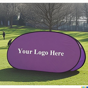 Custom Portable <strong>Full</strong>-<strong>Color</strong> Horizontal Oval Shape <strong>Display</strong> <strong>Banner</strong> for Outdoor Pop-up Sports Field <strong>Full</strong>-<strong>Color</strong> <strong>Printing</strong> - Product Image 2