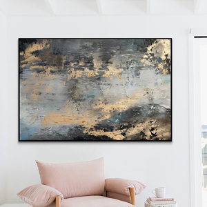 Tùy chỉnh bức tranh Tường Vải nghệ thuật trang trí nội thất làm bằng tay trừu tượng bức tường sơn dầu khách sạn tác phẩm nghệ thuật - Product Image 2