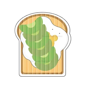 Logo kustom roti panggang berbentuk kolam renang apung tikar sandwich kolam tiup pelampung