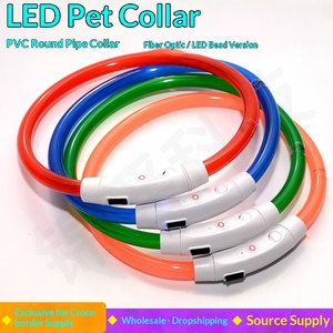 <span class=keywords><strong>Collar</strong></span> Luminoso para Perro con Luces Fluorescentes de Múltiples Colores Rojos, Intermitentes, con Carga USB LED - Product Image 4