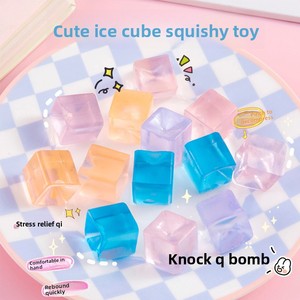 Jouet Squishy Glaçon Balle de Sel Marin en Silicone Souple Anti-Stress Sensoriel pour Enfants de 5 à 7 Ans et Adultes – Vente en Gros - Product Image 2