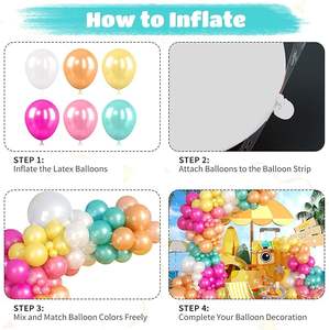 Palloncino tropicale arco ghirlanda Kit palloncini per ragazzi ragazze <span class=keywords><strong>Aloha</strong></span> Luau festa in piscina hawaiana Baby Shower estate festa di compleanno - Product Image 4