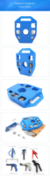 Edelstahl-Umreifung sband für Glasfaser kabel Typ 10M 25M 30M 50M Schnallen Kommunikation kabel