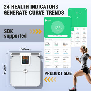 เครื่องชั่งน้ำหนักวัดไขมันในร่างกายแบบมืออาชีพ FRK แปดอิเล็กโทรด ช่วงการวัดกว้าง โรงงานผลิต สำหรับการค้าระหว่างประเทศ - Product Image 6