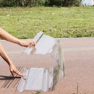 Miễn Phí Mẫu 3M Mờ Màu 1,2Mm Độ Dày PC Không Thể Phá Vỡ Vật Liệu Tấm Nhựa Tấm Mái Sóng - Product Image 2