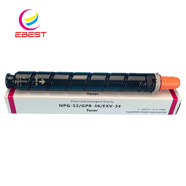 EBEST Factory Price Premium NPG52 GPR36 C-EXV34 Compatible for Canon IR ADV C2020/2025/2030/2220/2225/2230 Color Toner Cartridge