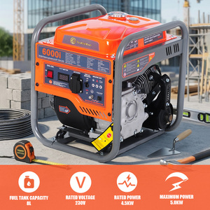 เครื่องกำเนิดไฟฟ้าเบนซินอินเวอร์เตอร์ขนาด 3kw 4kw 4.5kw สำหรับอุตสาหกรรม 230v เครื่องกำเนิดไฟฟ้าเบนซินแบบพกพา ขายส่ง - Product Image 6