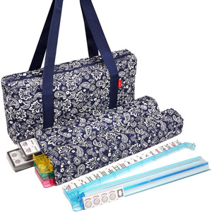 Juego de Mahjong Americano Personalizado Orton OTMJ, 166 Fichas de Cuero Grabadas de Alta Calidad, Soportes, Empujadores, Tapete, Bolsa de Lona, Logotipo OEM, Venta al por Mayor - Product Image 3