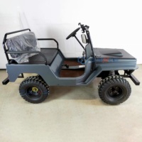 ZHENDA Vente Chaude Mini Jeep 2 places Sièges en cuir souple Frein à main hydraulique Peinture 3K Essence Buggy Go Kart pour adultes 3K
