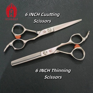 GONG BEN GTL Japan 440C Steel 6 Inch Ciseaux de <span class=keywords><strong>coupe</strong></span> de cheveux Ciseaux amincissants Ensemble de coiffure <span class=keywords><strong>Coupe</strong></span> de cheveux Garniture de cheveux <span class=keywords><strong>Coupe</strong></span> de cheveux Barber - Product Image 1