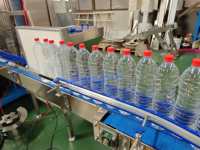 Chaîne de production complète de machines de remplissage automatiques pour petites entreprises, destinées aux bouteilles en plastique PET d'eau minérale pure et non gazeuse