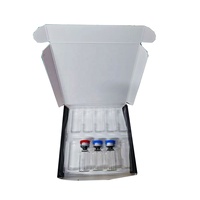 Boîte Flacon de 10 ml avec Impression Personnalisée, Boîte Cosmétique Holographique, Boîtes Peptide 3 ml et Étiquette avec Carte Promotionnelle Commerciale