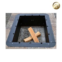 Table de barbecue coréenne rectangulaire en aluminium brasero décoratif de foyer portatif pour le gril portatif de BBQ de restaurant