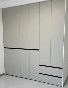 Meubles de vestiaire modernes personnalisables avec portes en verre armoires pour chambre à coucher hôtel salon maison appartement villa utilisation - Product Image 4