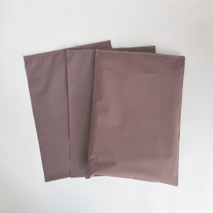 Luxury Taupe Zipper Bags - Custom Light Coffee Color Bags with Zipper for <b>Garments</b> for Sportswear Jeans Shirts Hoodies - Product Image 5