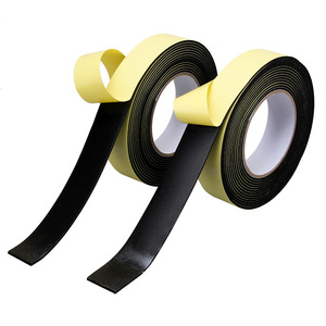 <span class=keywords><strong>Nastro</strong></span> in Schiuma EVA Isolante Nero 1mm 3mm 5mm <span class=keywords><strong>Adesivo</strong></span> Monolatero Striscia Sigillante per Porte - Product Image 1