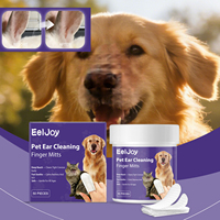 Mitaines jetables douces et délicates Eeljoy pour le nettoyage des oreilles des animaux domestiques, pour chiens et chats, soins quotidiens des oreilles à domicile