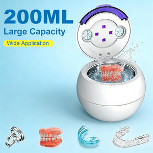 Nettoyeur ultrasonique professionnel pour la maison, 25 niveaux de puissance avec minuterie numérique, étanche IPX7 pour lunettes/bijoux/dentiers - Product Image 1