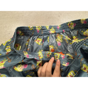 पुरुषों के कस्टम बॉक्सर शॉर्ट्स नीचे पजामा पुरुषों के साटन शॉर्ट्स - Product Image 3