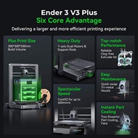 Imprimante 3D Creality Ender-3 V3 Plus, modèle grand format, haute vitesse, max 600 mm/s, double moteur, imprimante 3D triangulaire