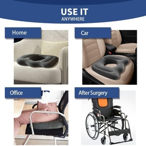 Inflatable Donut <b>Pillow</b> Donut Cushion Portable <b>BBL</b> Life Cushion:Pressure Relief for Hemorrhoid Treatment,Tailbone Pain,Bed Sore - Product Image 3