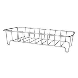 Modern Corner Minimalist <b>INS</b> Style Zinc Alloy Free Perforated Bathroom <b>Kitchen</b> Storage Rack with Drain - Product Image 1