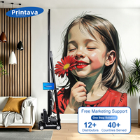 Imprimante murale 3D Printava, imprimante verticale à jet d'encre UV pour la peinture murale et la décoration commerciales