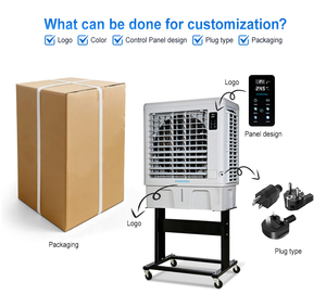 Refroidisseur d'air désertique à eau 15000 cmh, climatiseur industriel, climatiseur portable, refroidisseurs évaporatifs, climatiseur - Product Image 3