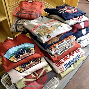 T-shirts d'été décontractés <span class=keywords><strong>pour</strong></span> hommes à manches courtes en coton imprimé dessin animé, respirants, anti-plis, anti-humidité, coupe ample, vente en gros - Product Image 3
