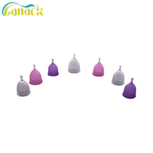 Taza <span class=keywords><strong>Menstrual</strong></span> <span class=keywords><strong>plegable</strong></span> de fábrica, dispositivo médico de silicona para mujeres - Product Image 4