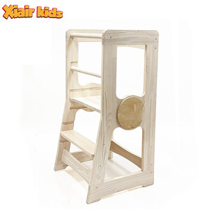 Xiair Wooden Learning Tower Children'S <strong>Kitchen</strong> <strong>Step</strong> <strong>Stool</strong> Assistant Tower With Both <strong>Step</strong> and <strong>Stool</strong> Functions - Product Image 1
