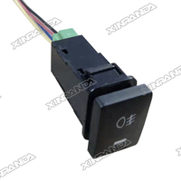 Interruptor de reemplazo de coche automático LED interruptor de botón de encendido-apagado interruptor de botón de tablero de barra de luz para Suzuki Jimny JB64 JB74