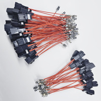 Câble de connecteur électrique automobile sur mesure, faisceau de câblage automobile, conducteurs en cuivre pur, PVC, longueur 140 mm pour Tesla